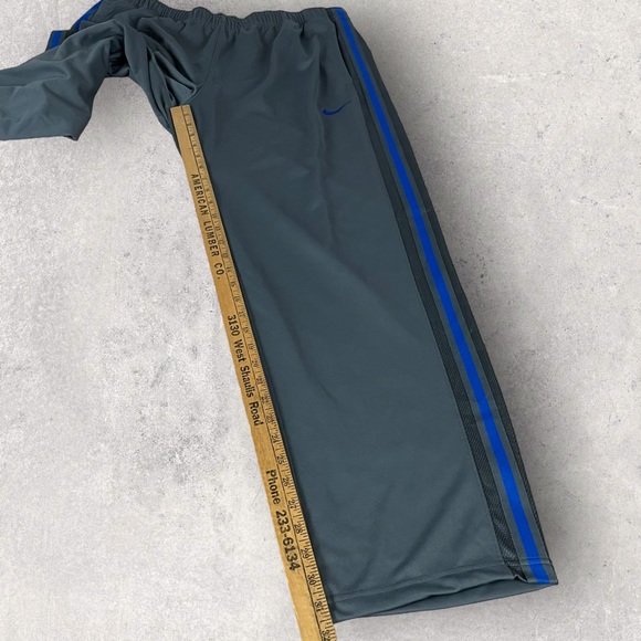 Nike Sweatpants Mens XL Gray Blue Pants 480238-065 Training Gym Workout T743 - Picture 9 of 14